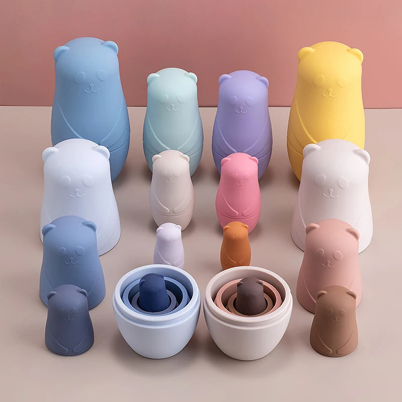 Silicone Nesting Bears