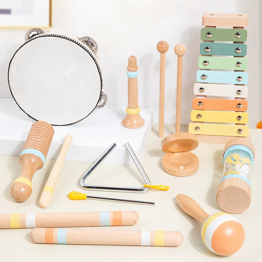 Wooden Percussion Instrument Kit