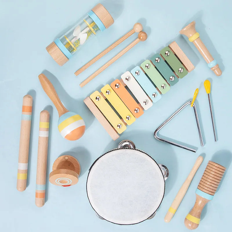 Wooden Percussion Instrument Kit