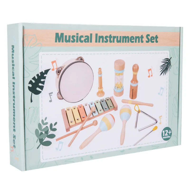 Wooden Percussion Instrument Kit