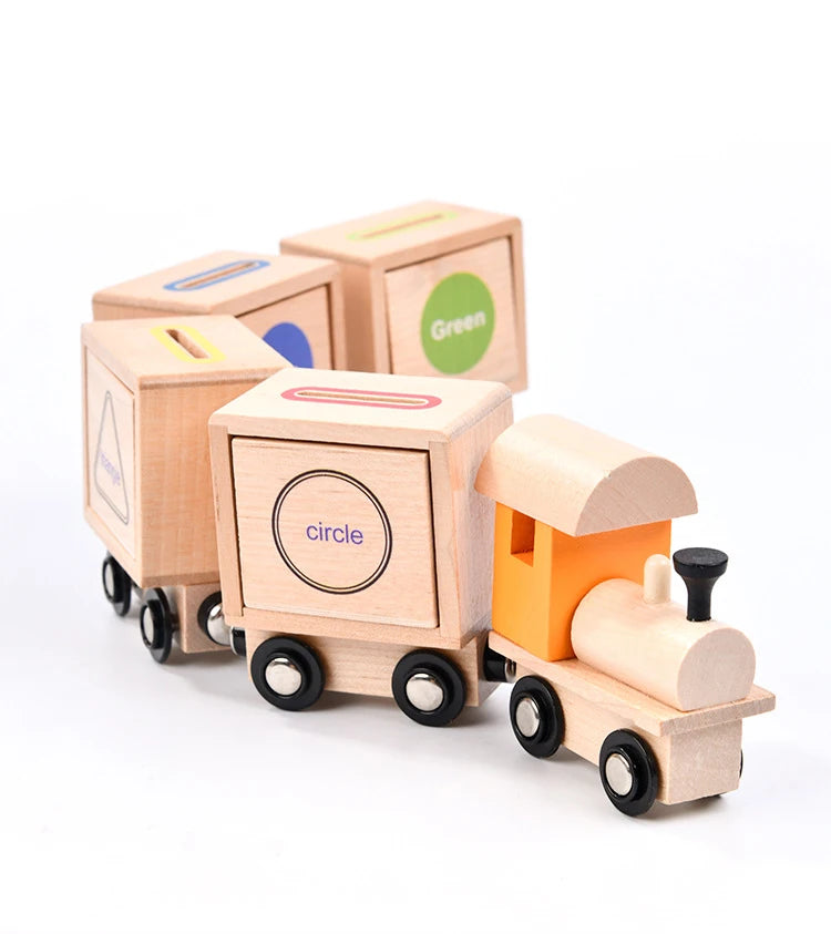 3-in-1 Wooden Magnetic Train Set