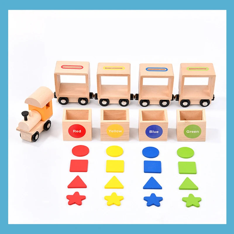 3-in-1 Wooden Magnetic Train Set