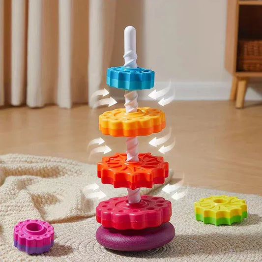 Rotating Gear Twisting Developmental Toy