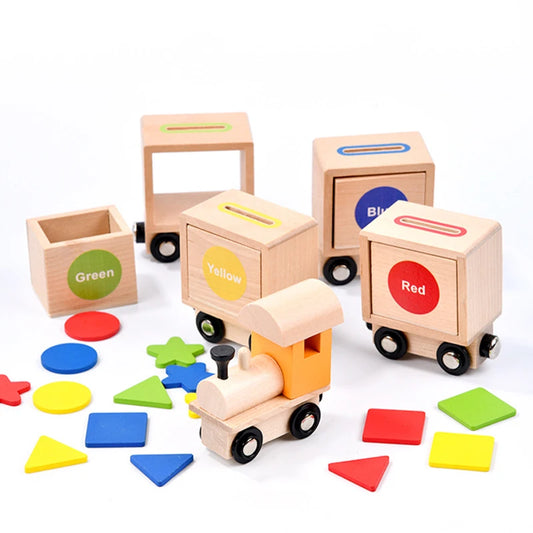 3-in-1 Wooden Magnetic Train Set